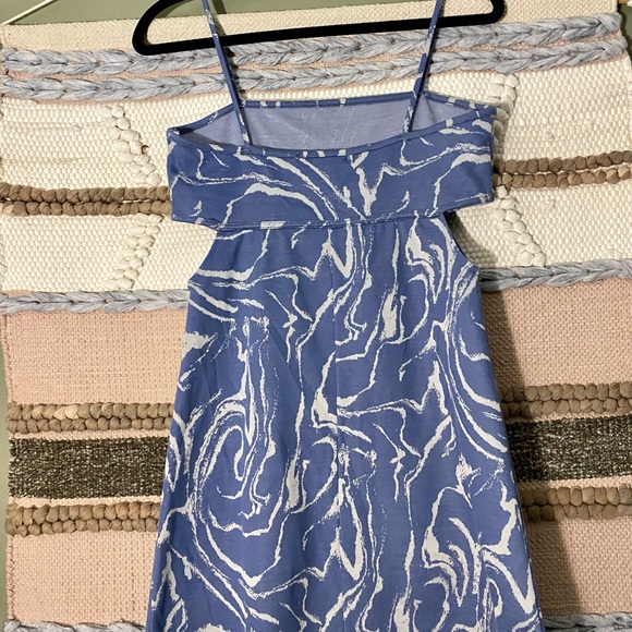 Blue Crush and Ivory Psychedelic Mini Dress - Picture 4 of 4